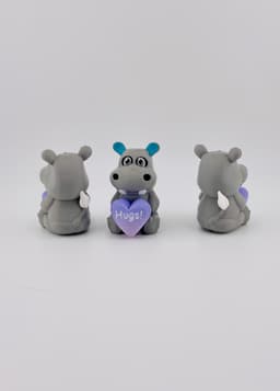 Luvables Hippo 3d model