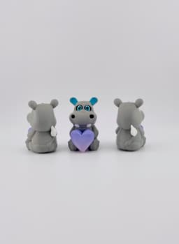 Luvables Hippo 3d model