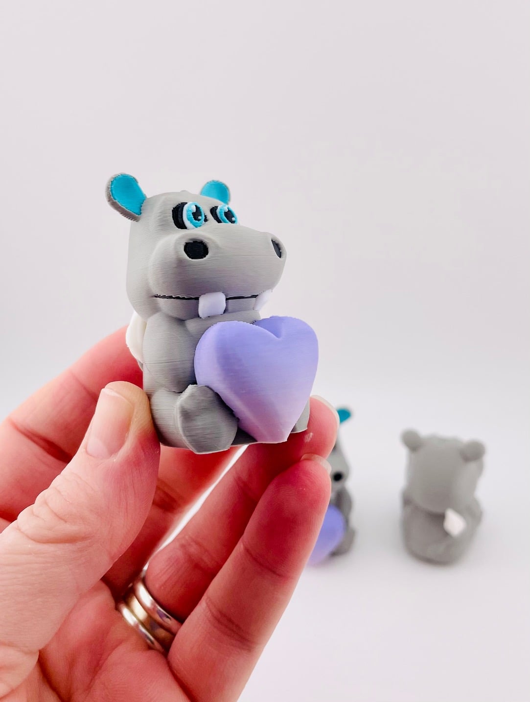 Luvables Hippo 3d model