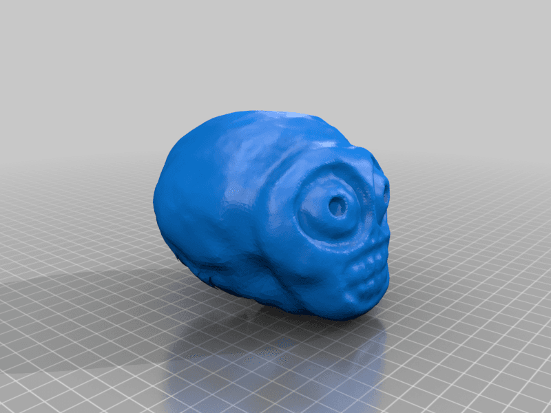 Zombie Skull (Not Good) 3d model