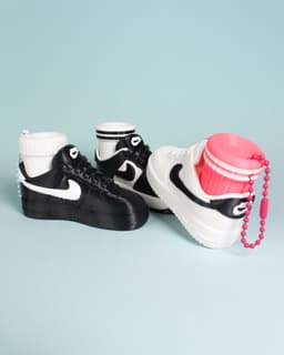 Air Force 1 Inspired Sneaker Fidget Clicker Keychain 3D Print 3MF 3d model