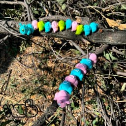 Endless flexible caterpillar 3d model