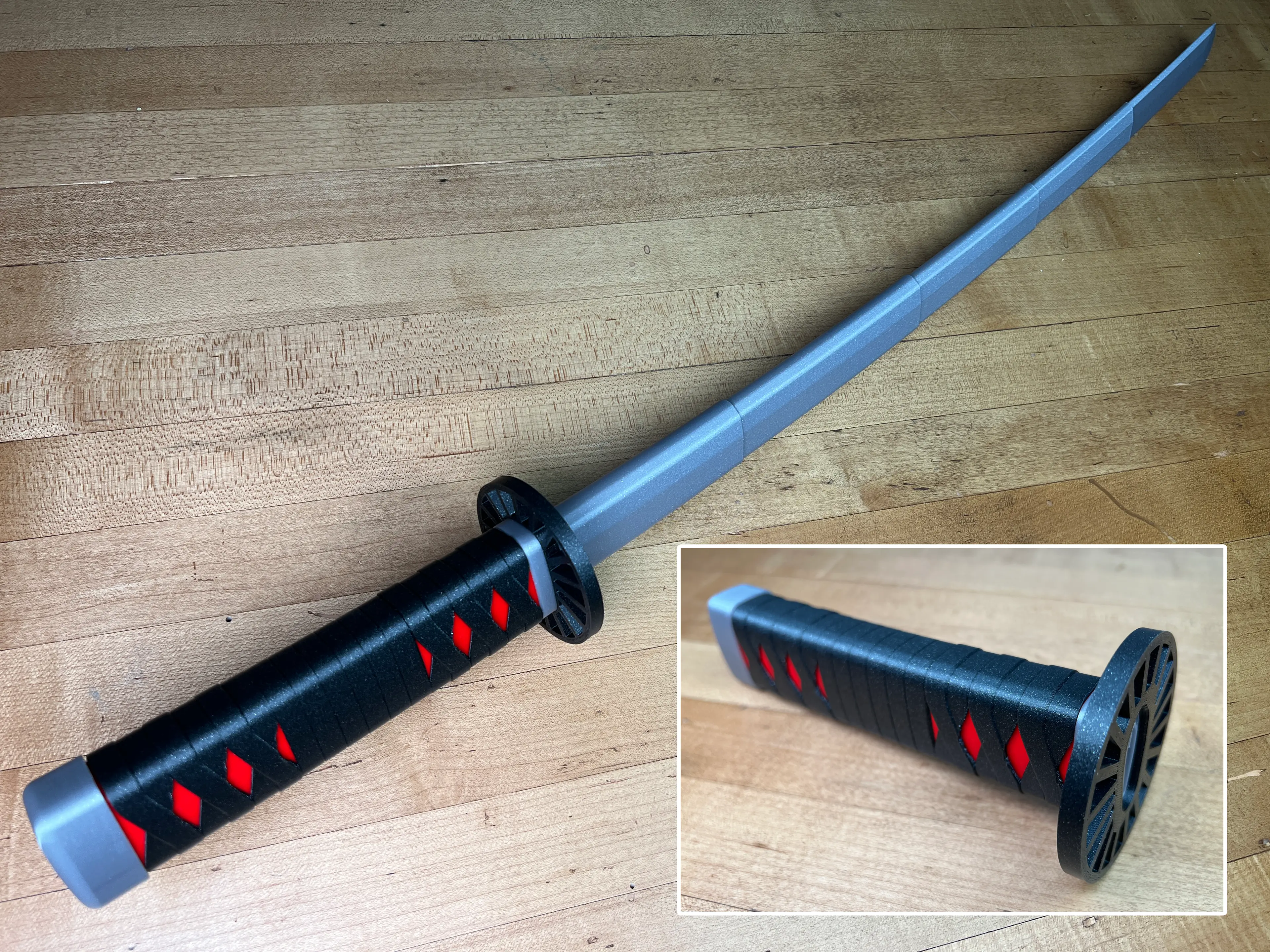 Tanjiro’s 1st Collapsing Katana 3d model