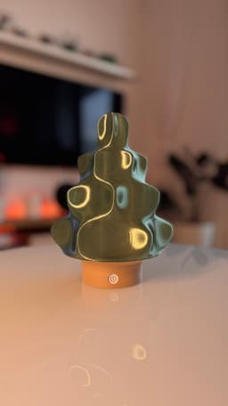 Minimalist Christmas tree lamp 3d model