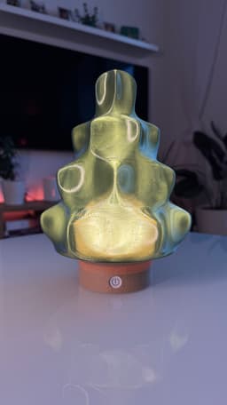 Minimalist Christmas tree lamp 3d model