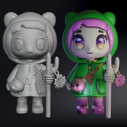 Xin The Vatican Mascot, Cor The lightsworn + 3d model