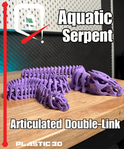 Plastic3D Aquatic Serpent 3d model