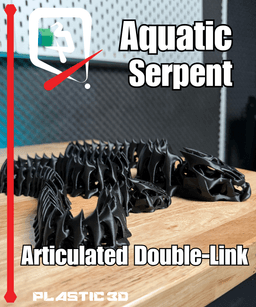 Plastic3D Aquatic Serpent 3d model