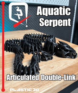 Plastic3D Aquatic Serpent 3d model