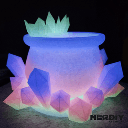 Crystal Cauldron Decor Bowl 3d model