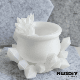 Crystal Cauldron Decor Bowl 3d model