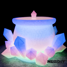 Crystal Cauldron Decor Bowl 3d model