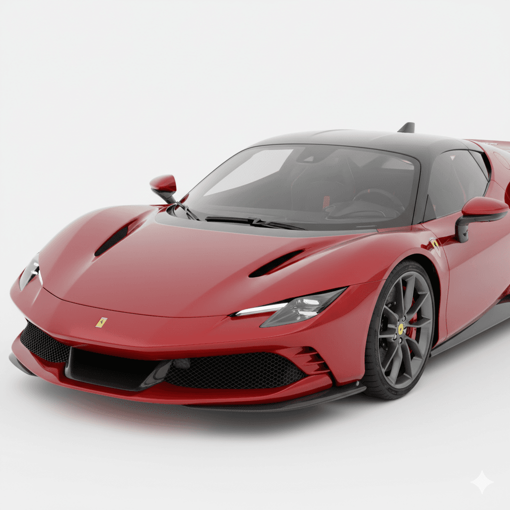 Car : Ferrari Daytona SP3 Limited Hypercar Supercar 3d model