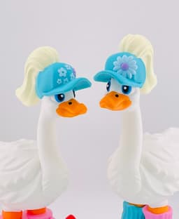 Hats with Hair Goose Gear for Porch Goose 3d model