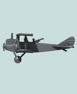1:144 D.F.W. C.V (Early) 3d model