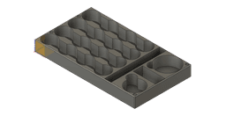 Token Box for Miniatures Wargaming 3d model