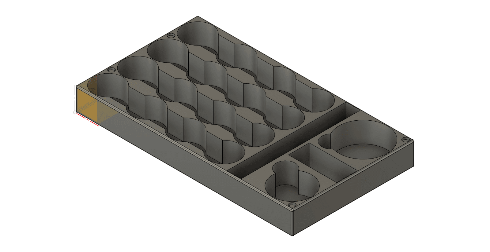 Token Box for Miniatures Wargaming 3d model