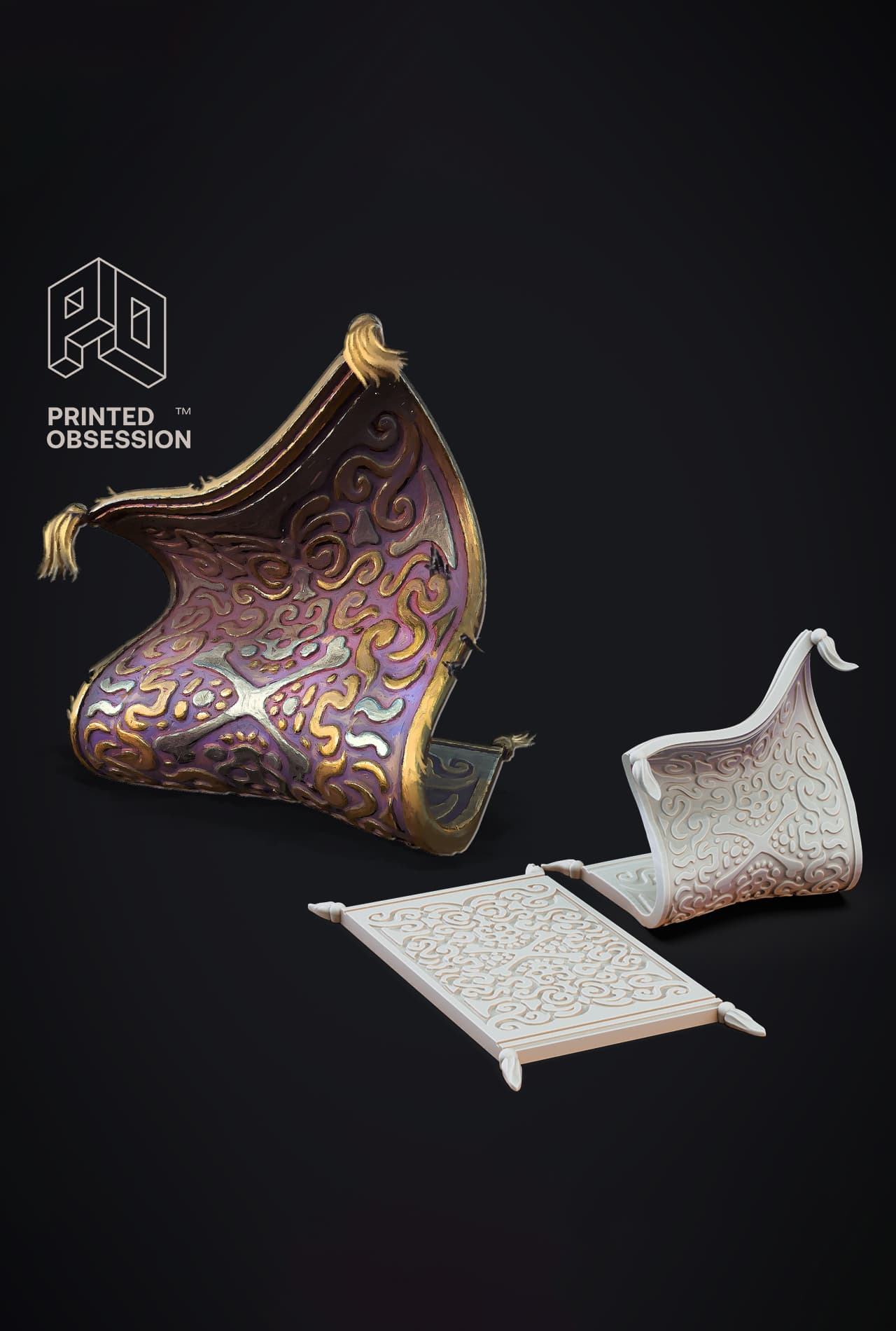 Animated Carpet - Constructs - PRESUPPORTED - Illustrated and Stats - 32mm scale 3d model