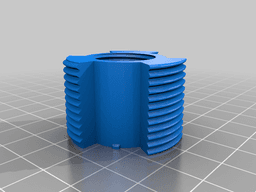 Dremel router remixed hub with 18mm thread 3d model
