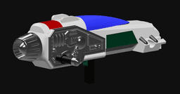 Green Ranger Turbo Thunder Cannon (Engine Cannon) 3d model