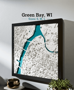 Green Bay, WI - L & XL 3d model