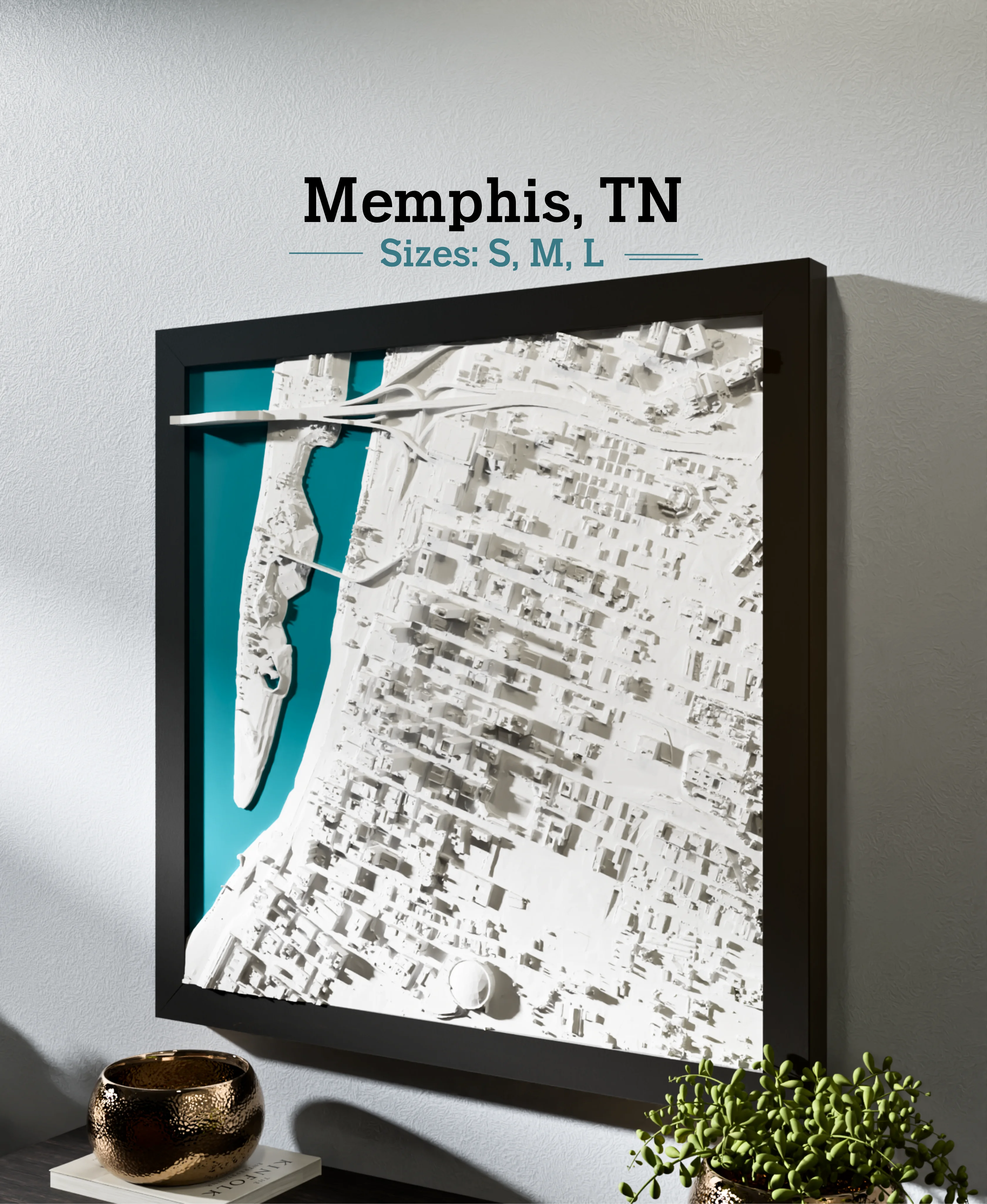 Memphis, TN - S, M, & L 3d model