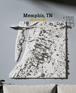 Memphis, TN - S, M, & L 3d model