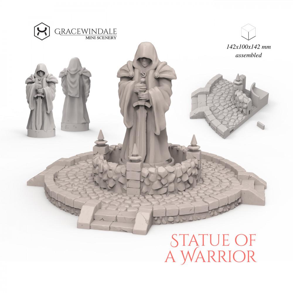 Statue of a Warrior 3d model