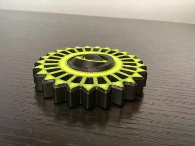 Gyro Rings Tactile Fidget Toy 3d model