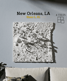 New Orleans, LA - L & XL 3d model