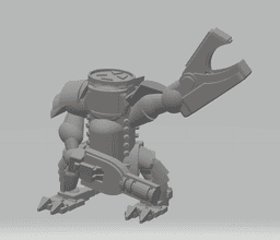 FHW: Tik tAAk Dive Sergeant with A.B. Pistol and Power Clipper 3d model