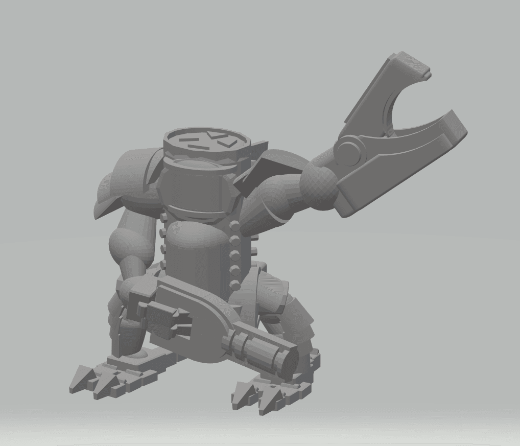 FHW: Tik tAAk Dive Sergeant with A.B. Pistol and Power Clipper 3d model
