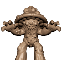 Dark Fantasy Fungus Folk Tabletop Miniatures 32mm Two STL Pack 3d model