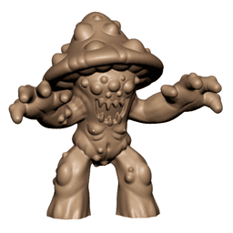 Dark Fantasy Fungus Folk Tabletop Miniatures 32mm Two STL Pack 3d model