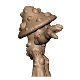 Dark Fantasy Fungus Folk Tabletop Miniatures 32mm Two STL Pack 3d model