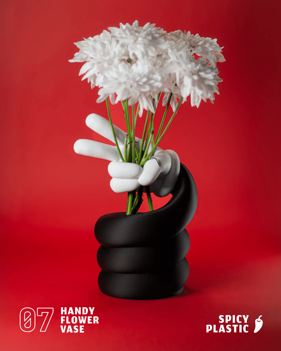 Handy Flower Vase 3d model