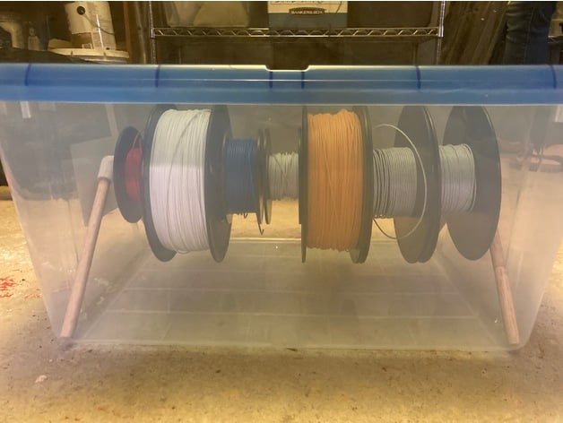 Removable filament holder 3d model