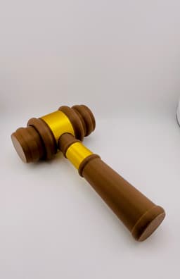 Judge's Gavel Double Clicker 3d model