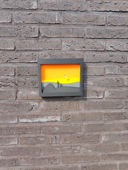 Wall Mountable Shadow Box 3d model