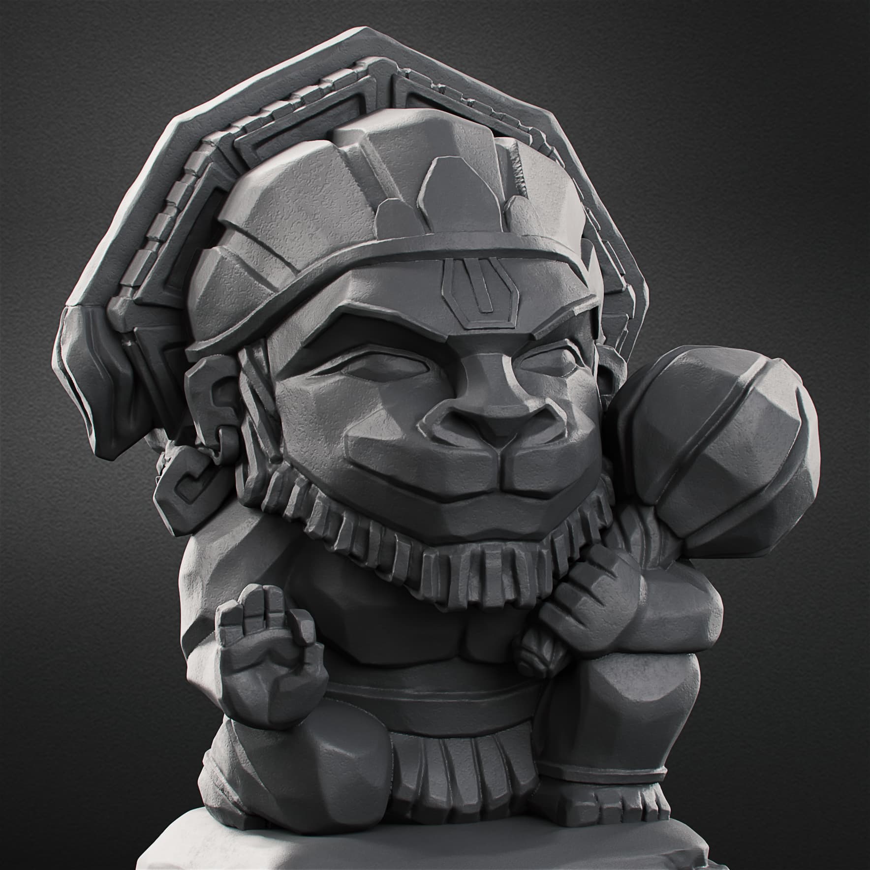 Shri Hanuman Ji 3d model