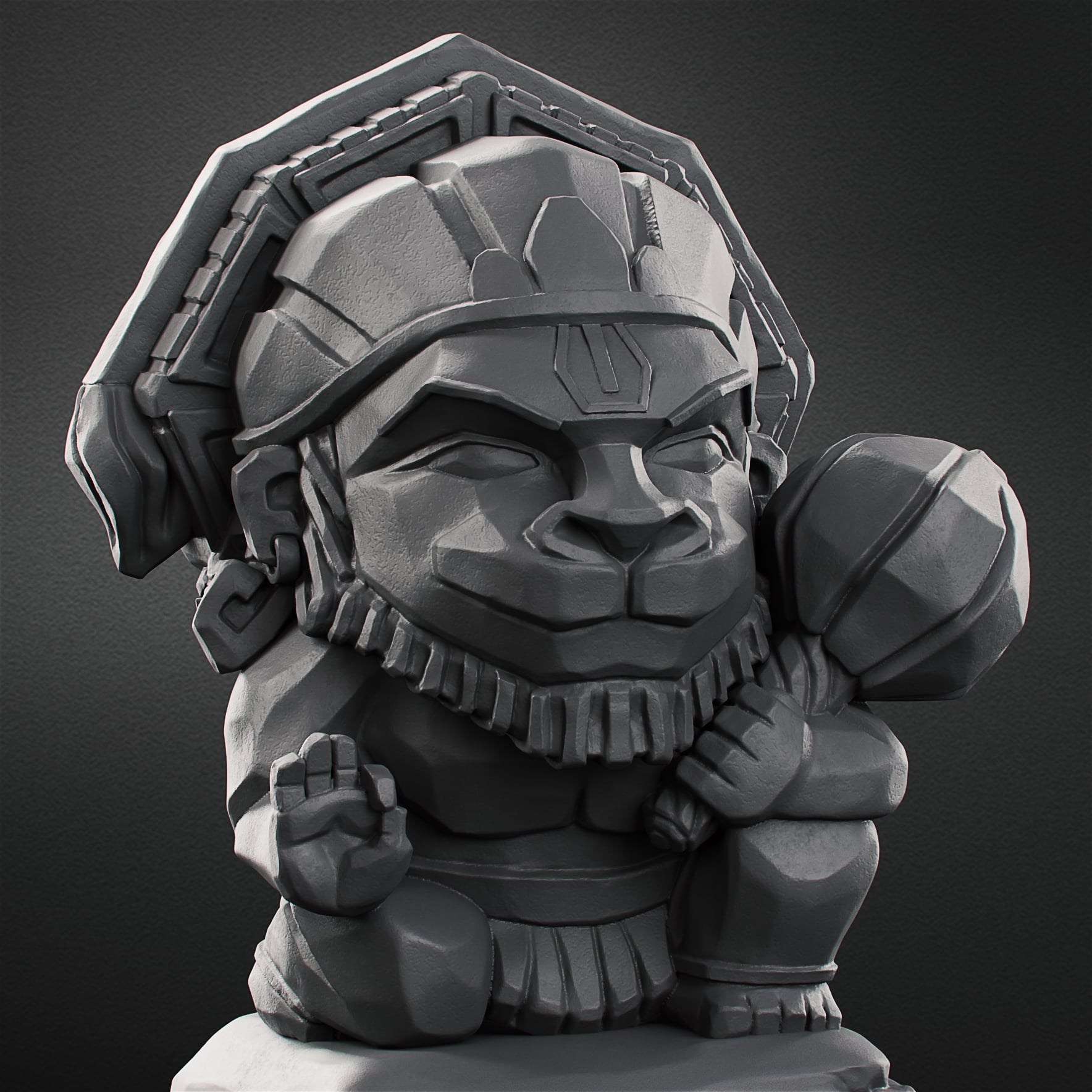 Shri Hanuman Ji 3d model