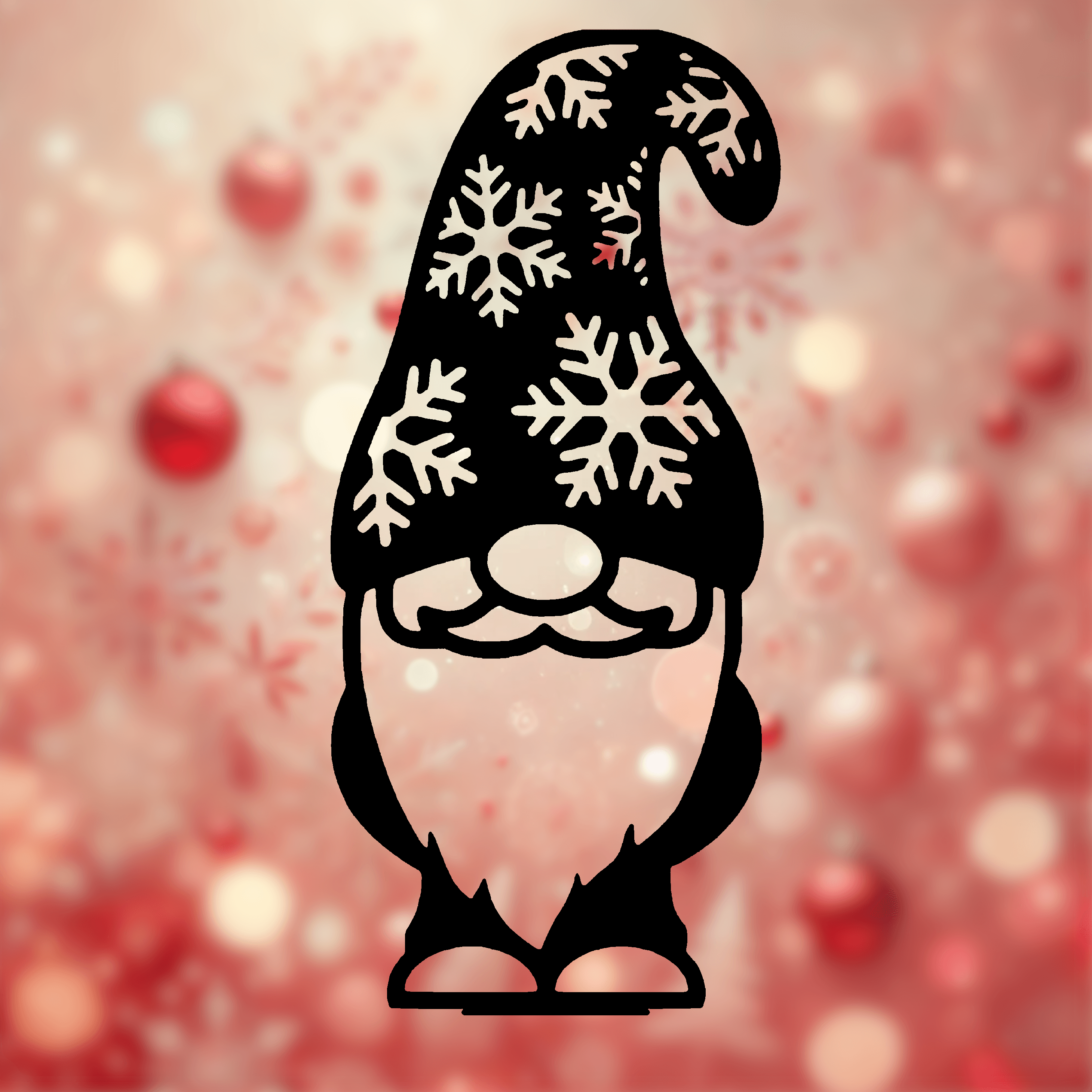 Santa Claus Gnome - Christmas Wall Art 3d model