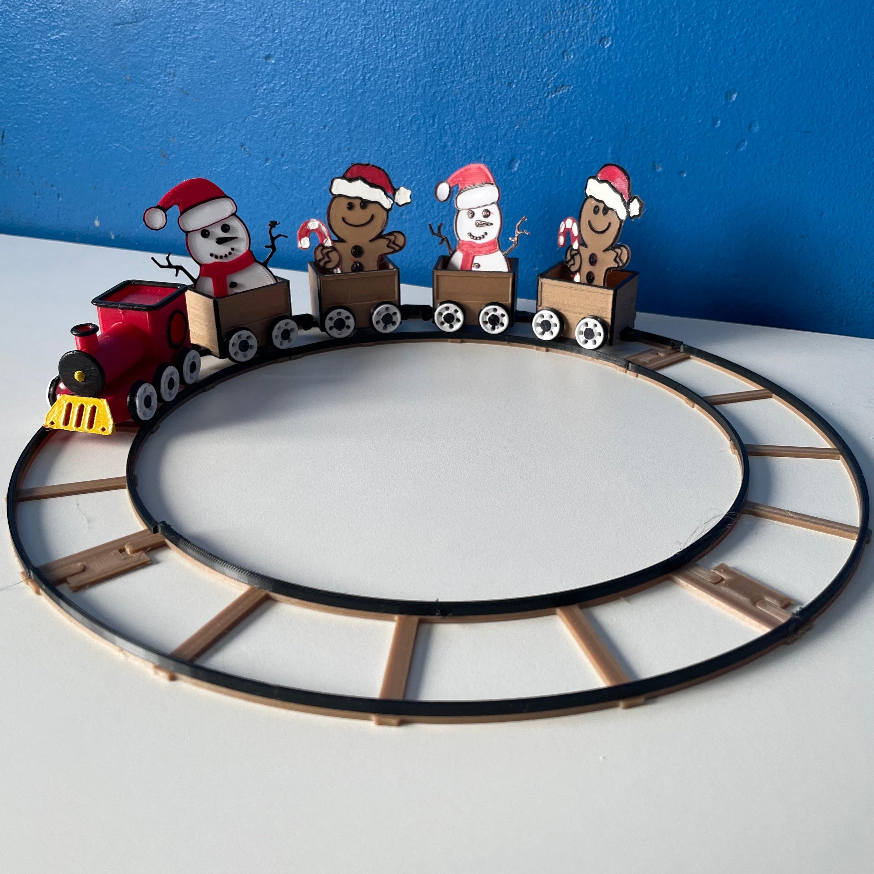 Santa's Christmas Express Train 3d model