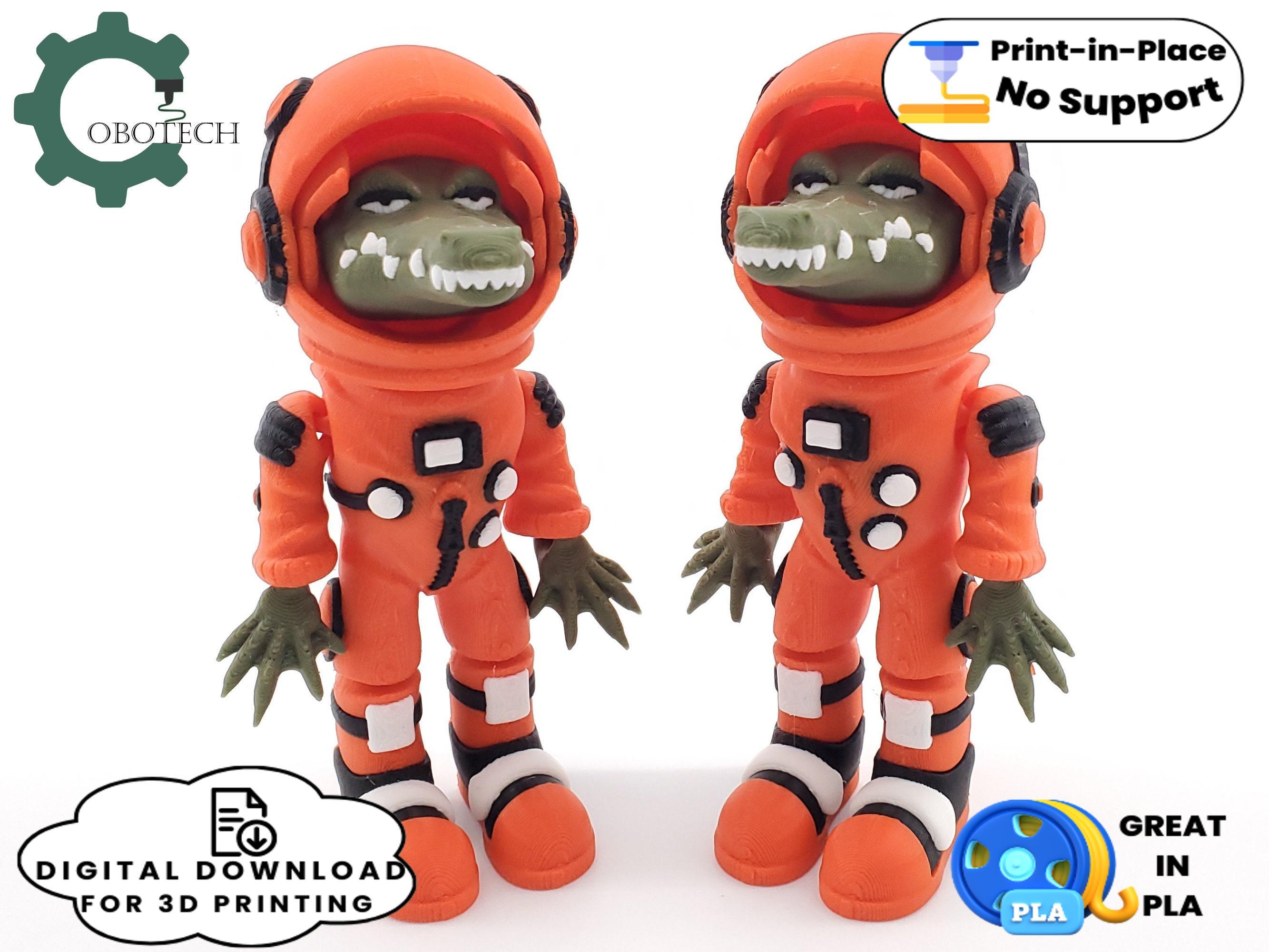 Cobotech Articulated Gator Astronaut 3d model