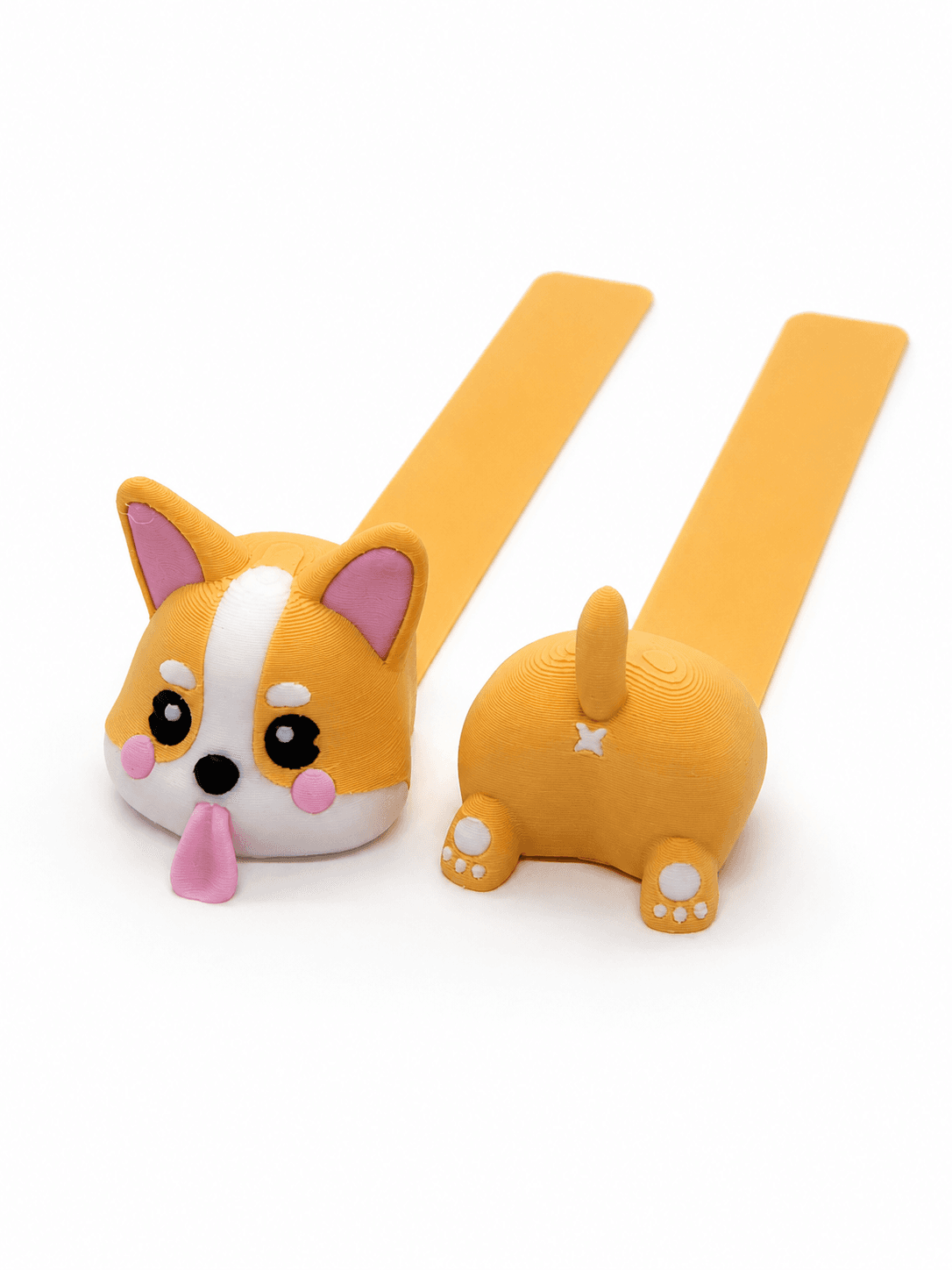 Corgi Bookmark – Cute Dog Page Holder (Multicolor) 3d model