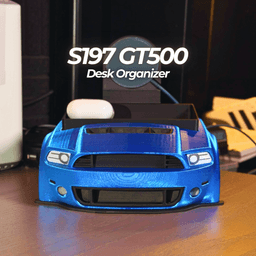 S197 GT500 Mustang Car Desk Organizer 3d model