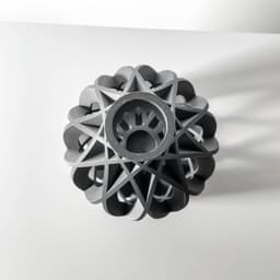 The Vukan Vase, Modern and Unique Home Decor for Dried and Preserved Flower Arrangement | STL File 3d model