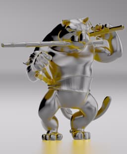 Roronoa Zoro, Tiger Zoan - One Piece 3d model