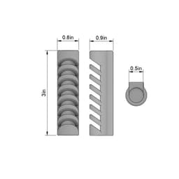 Magnetic Pen Holder 3d model