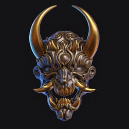 Oni Mask 3d model